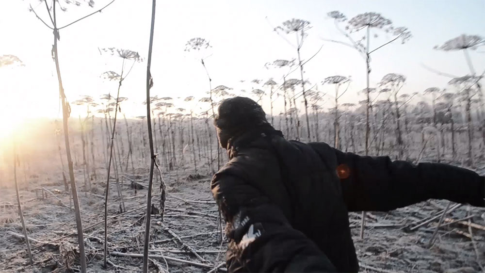 Loop goes here, needle coming through still 3